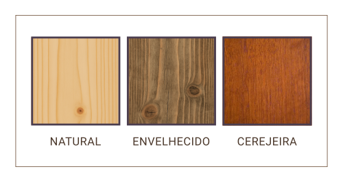 Cores disponíveis
